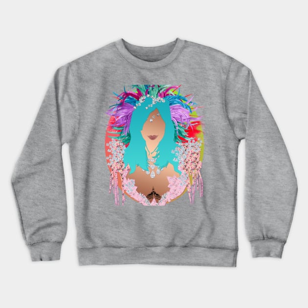 Wild Thoughts Crewneck Sweatshirt by LanaBanana